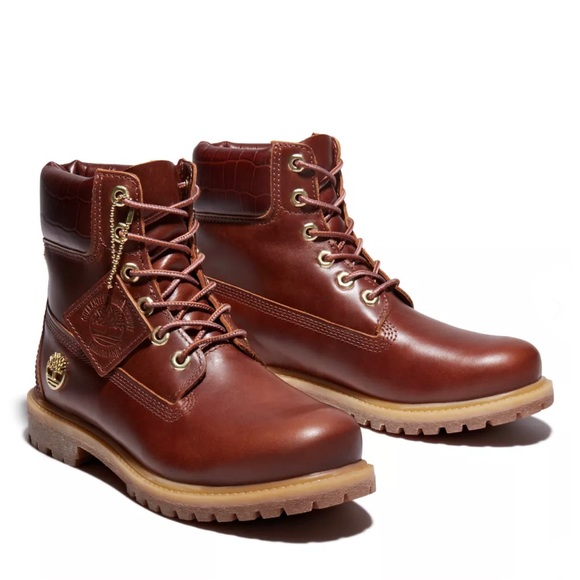 TIMBERLAND WOMEN'S SAFARI CROCODILE 6-INCH WP BOOT - Picture 9 of 11